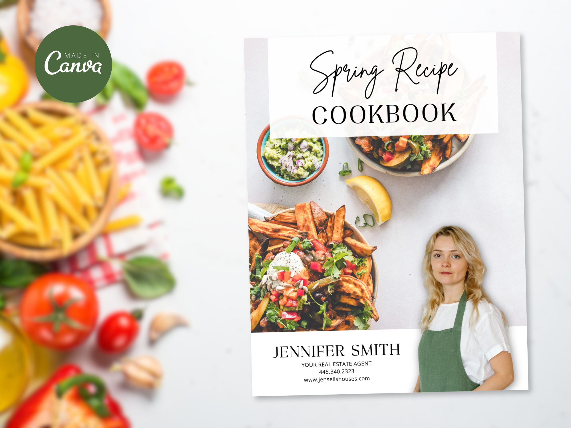Spring Recipe Cookbook featuring fresh and seasonal meal ideas