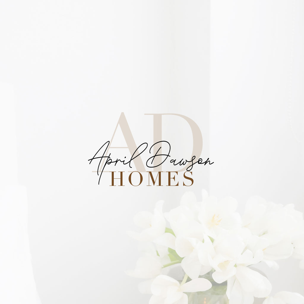 April Dawson Modern Real Estate Logo