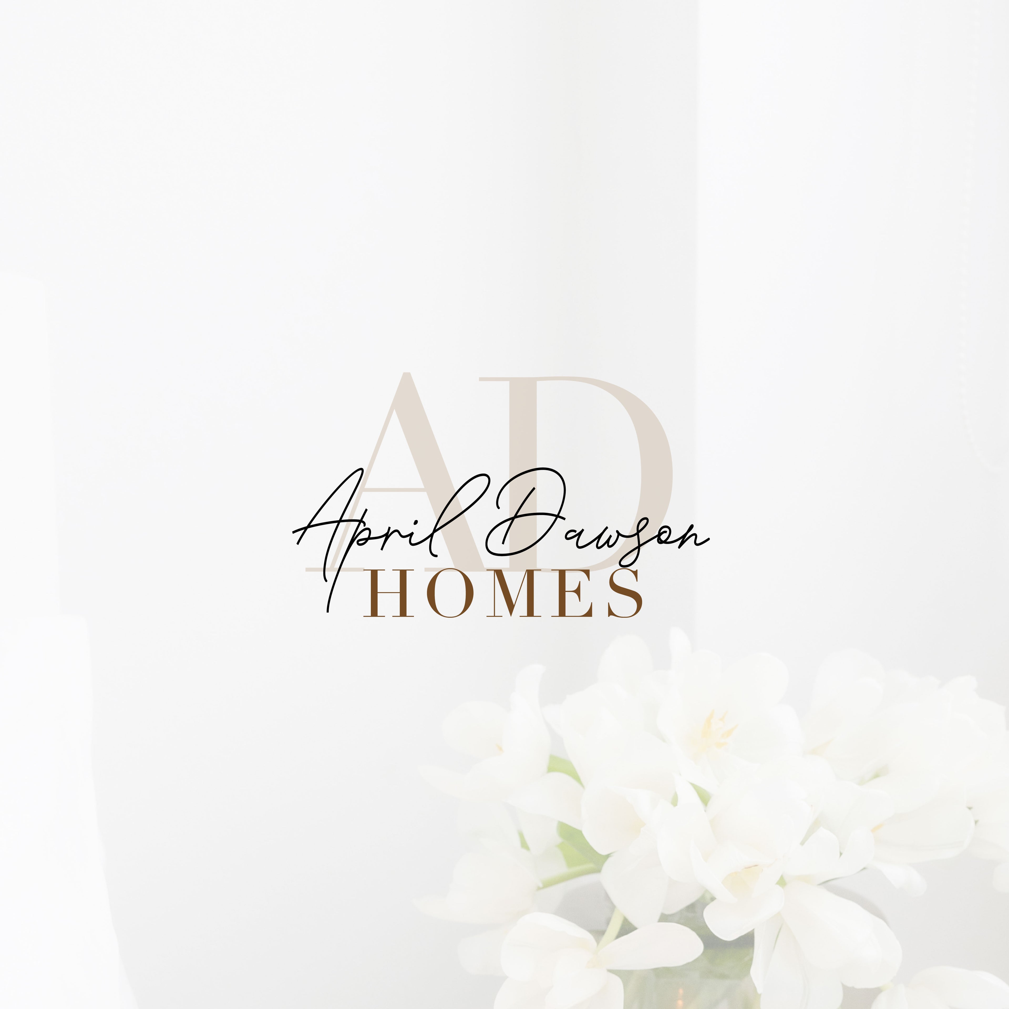 April Dawson Modern Real Estate Logo