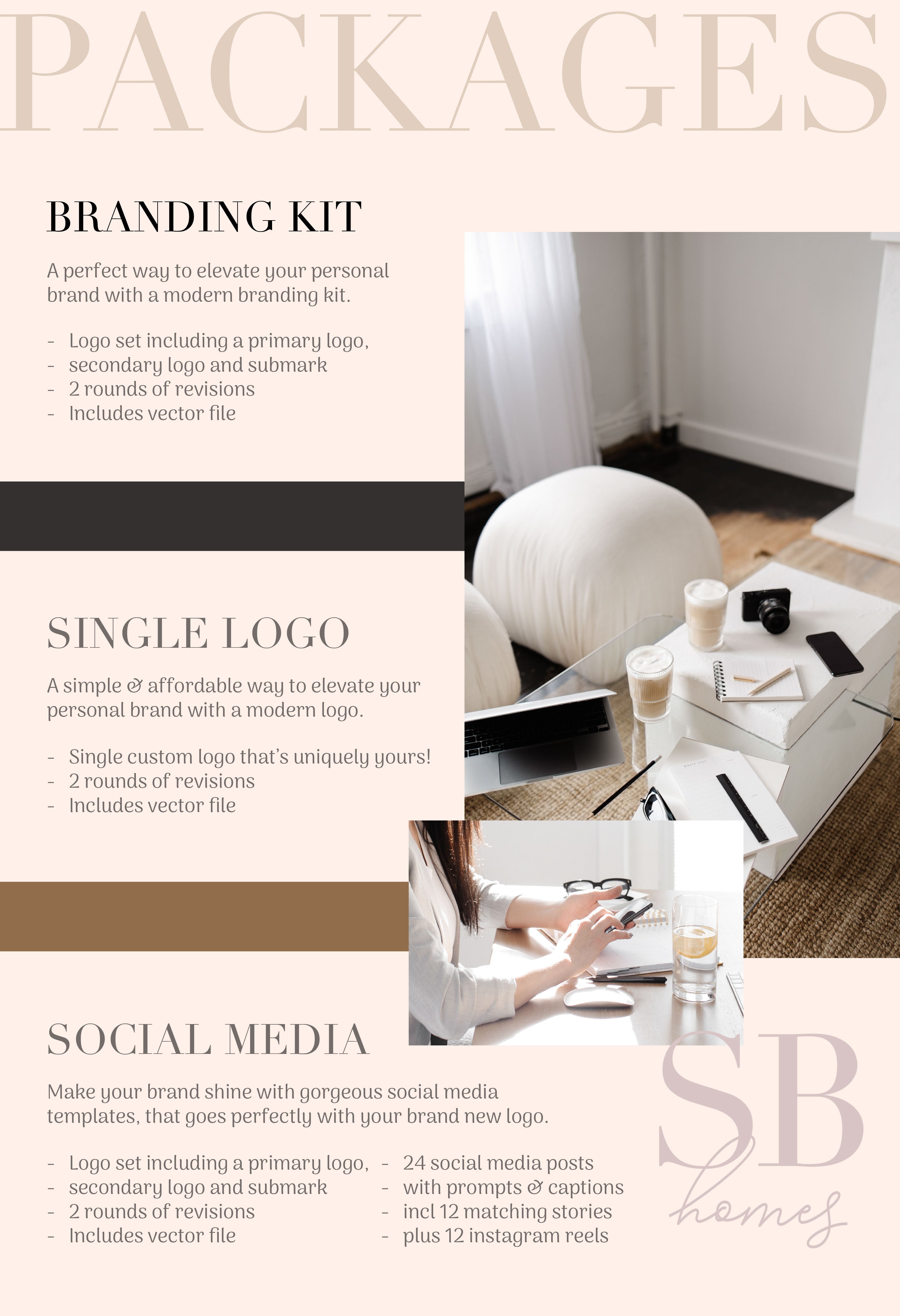 April Dawson Modern Real Estate Logo