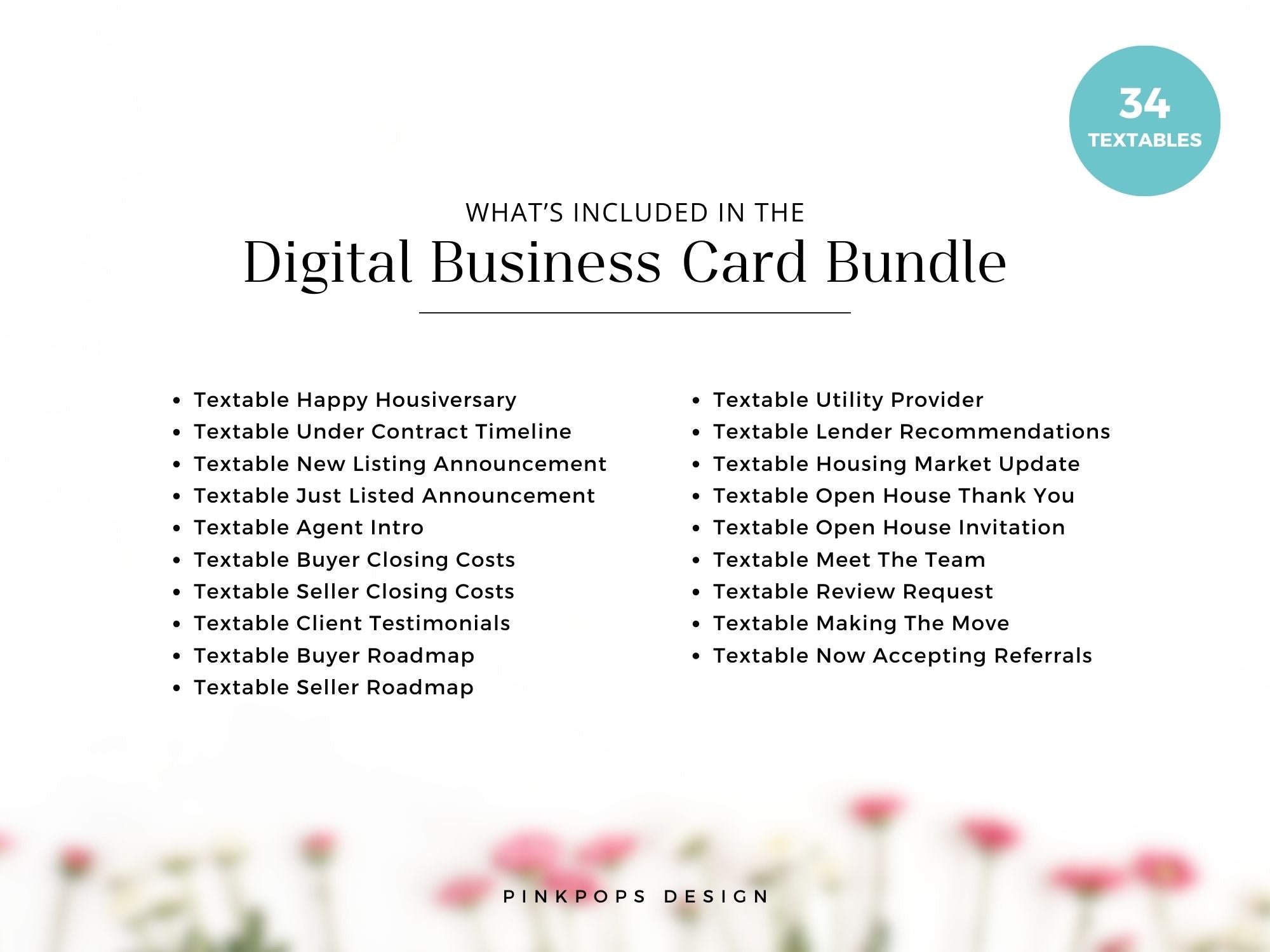 Real Estate Textable Bundle