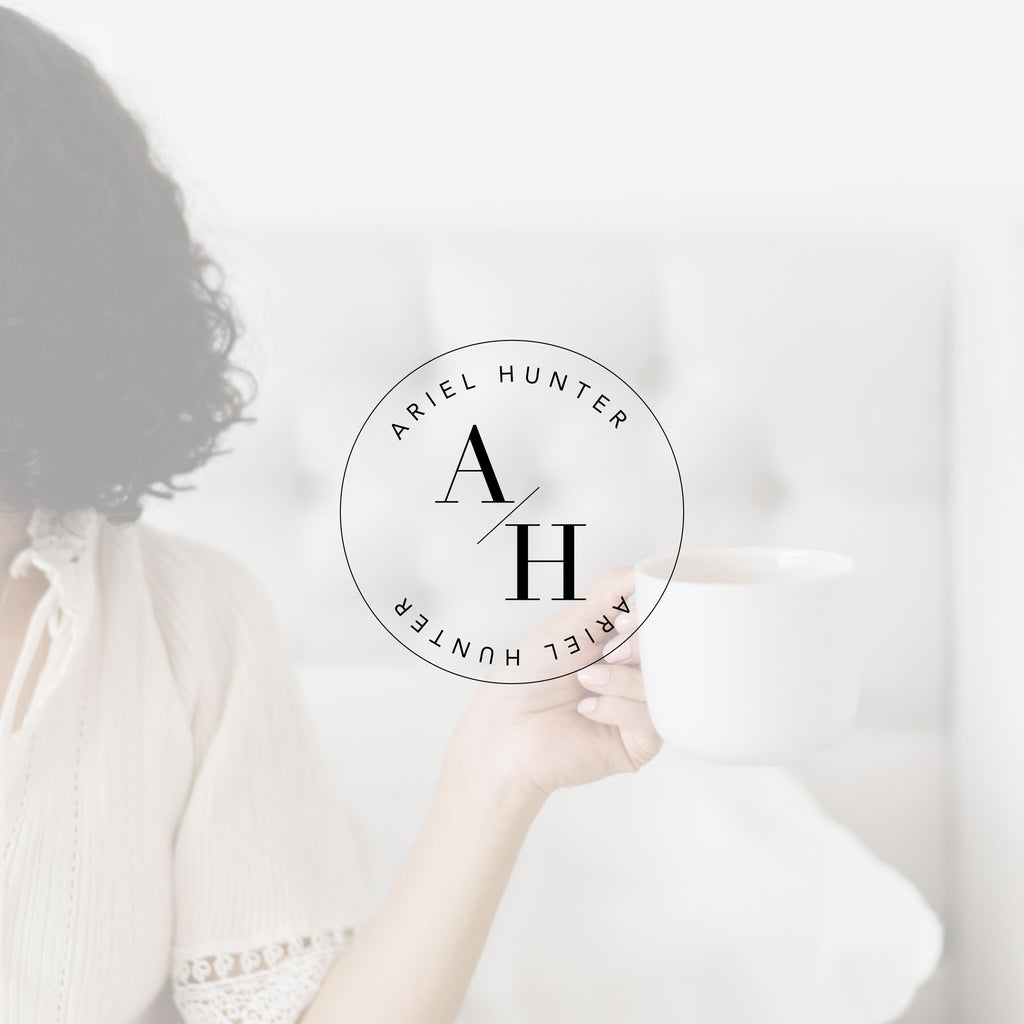 Ariel Hunter Modern Real Estate Logo