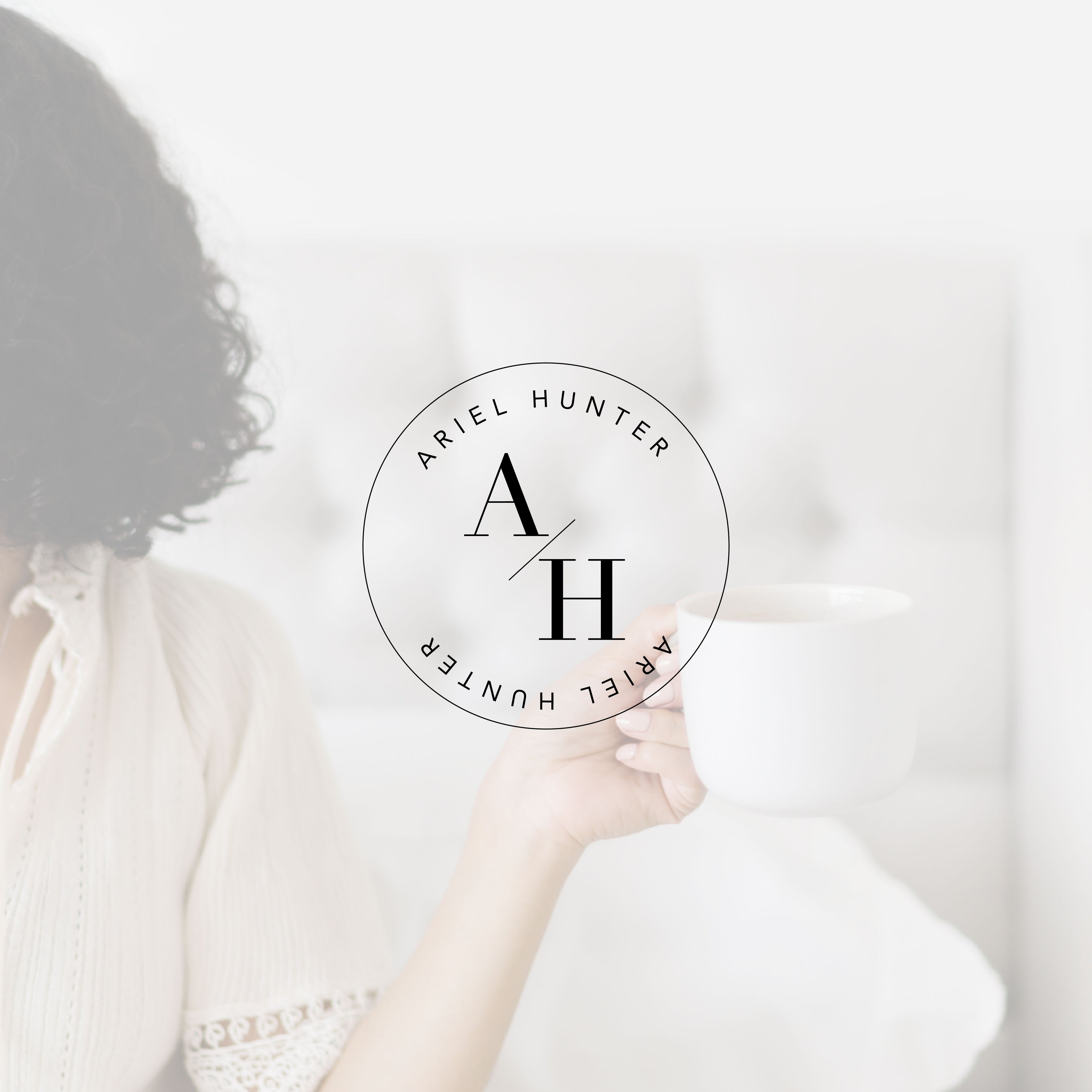 Ariel Hunter Modern Real Estate Logo