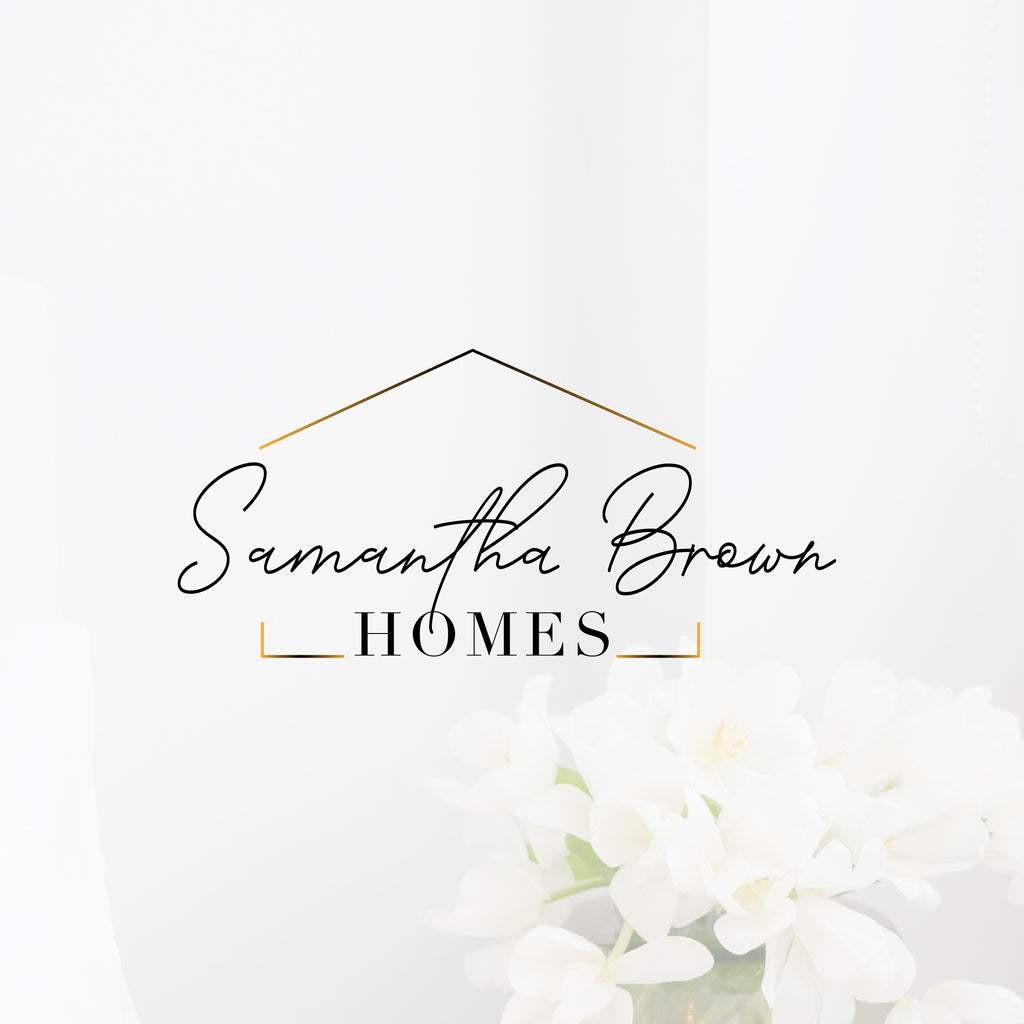 Samantha Brown Modern Real Estate Logo