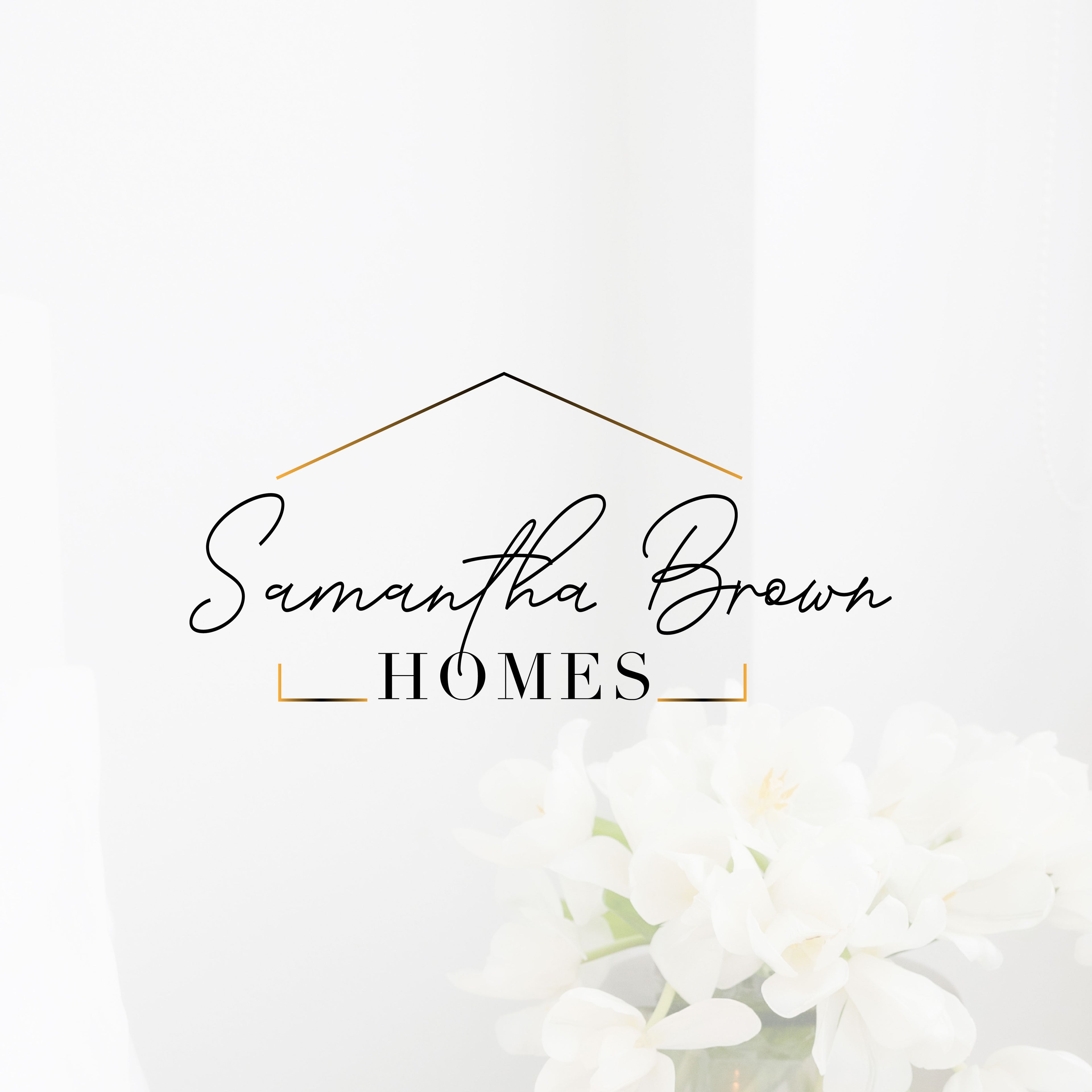 Samantha Brown Modern Real Estate Logo