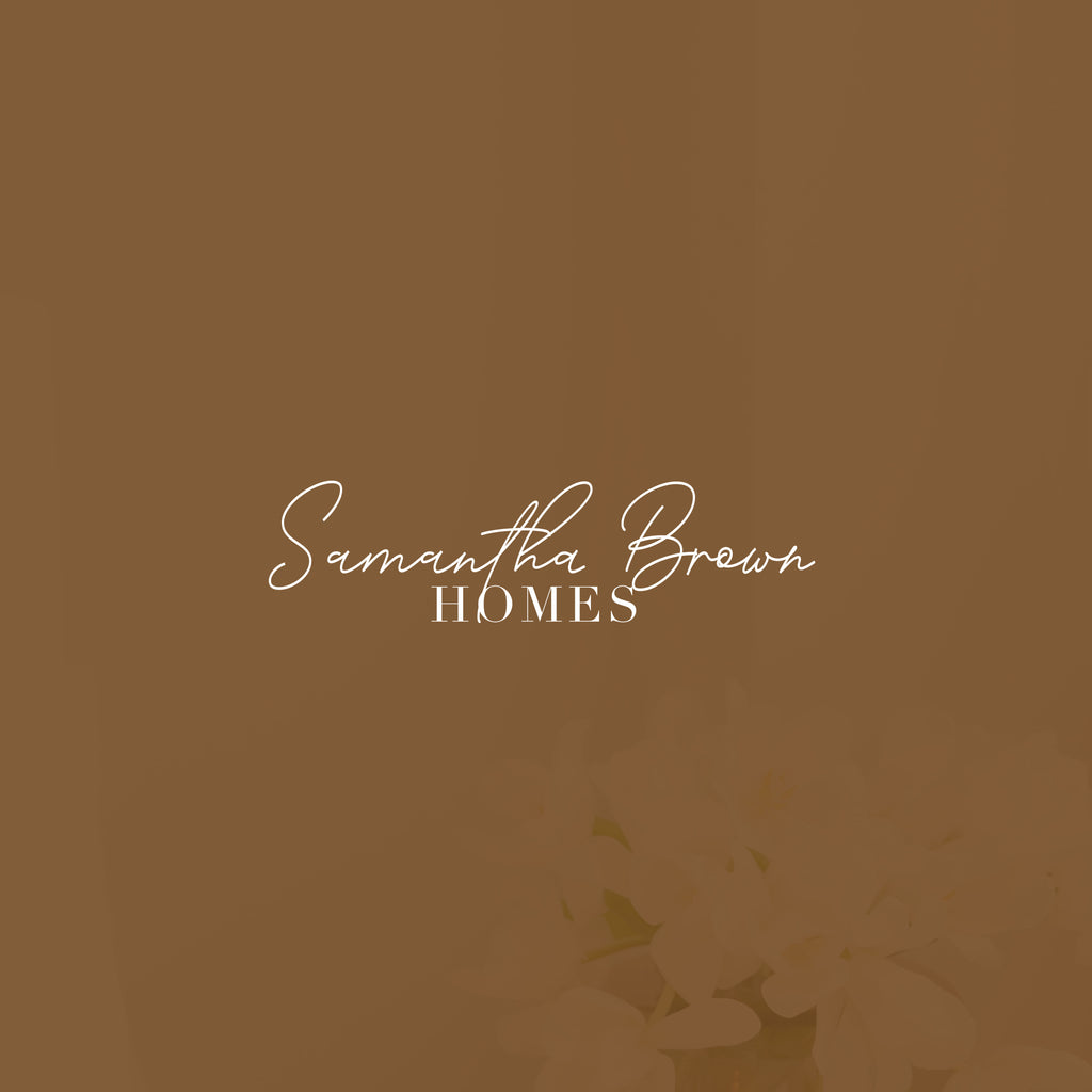 Samantha Brown Modern Real Estate Logo