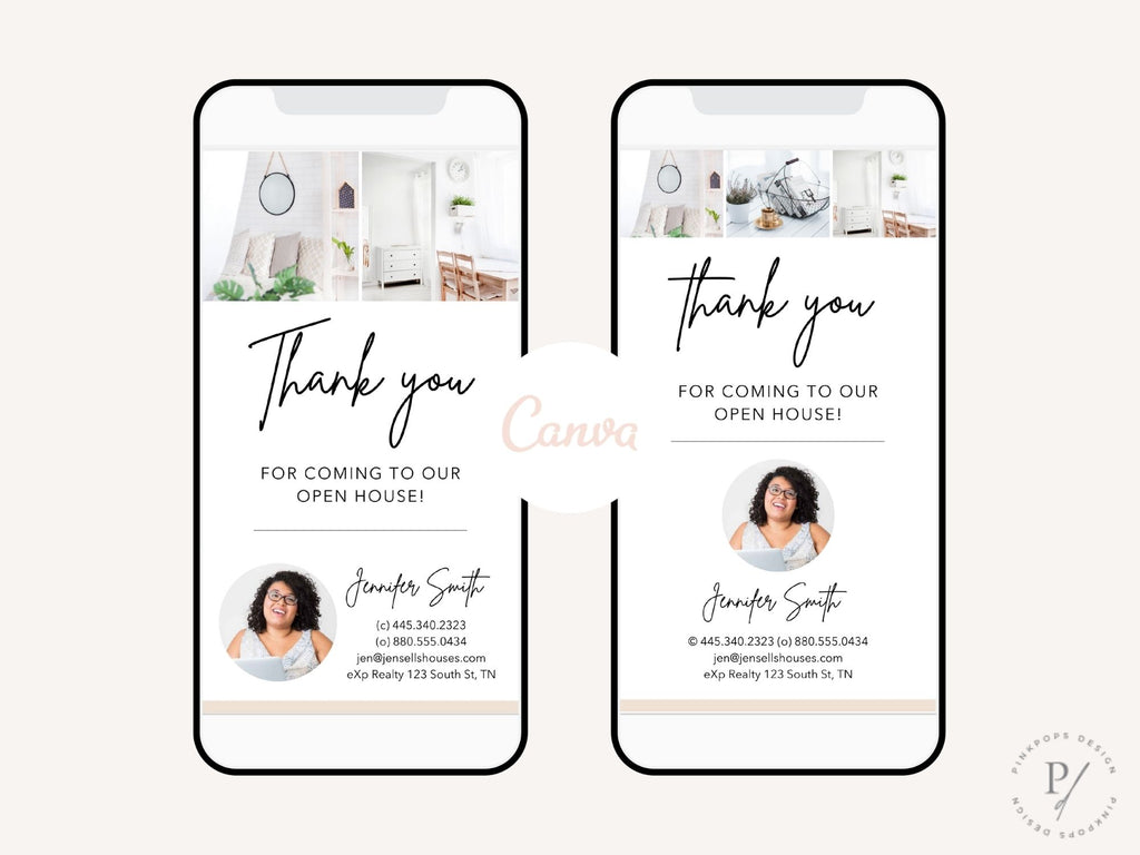 Real Estate Textable Thank You Card - Express gratitude effortlessly with a digital thank you card for clients, colleagues, or partners, infusing appreciation with professionalism and style.