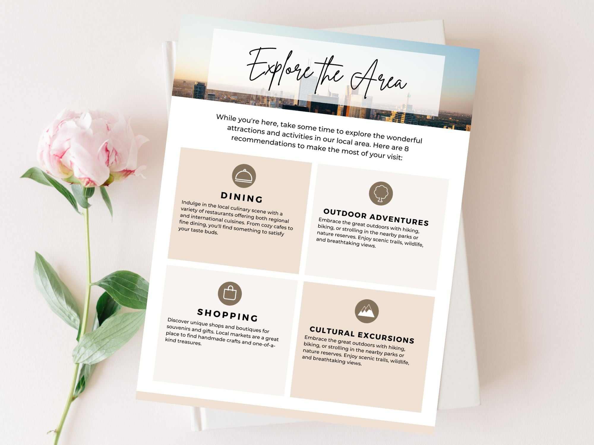 Explore the Area Airbnb Guide - Valuable insights and recommendations for seamless guest exploration in your vacation rental property.