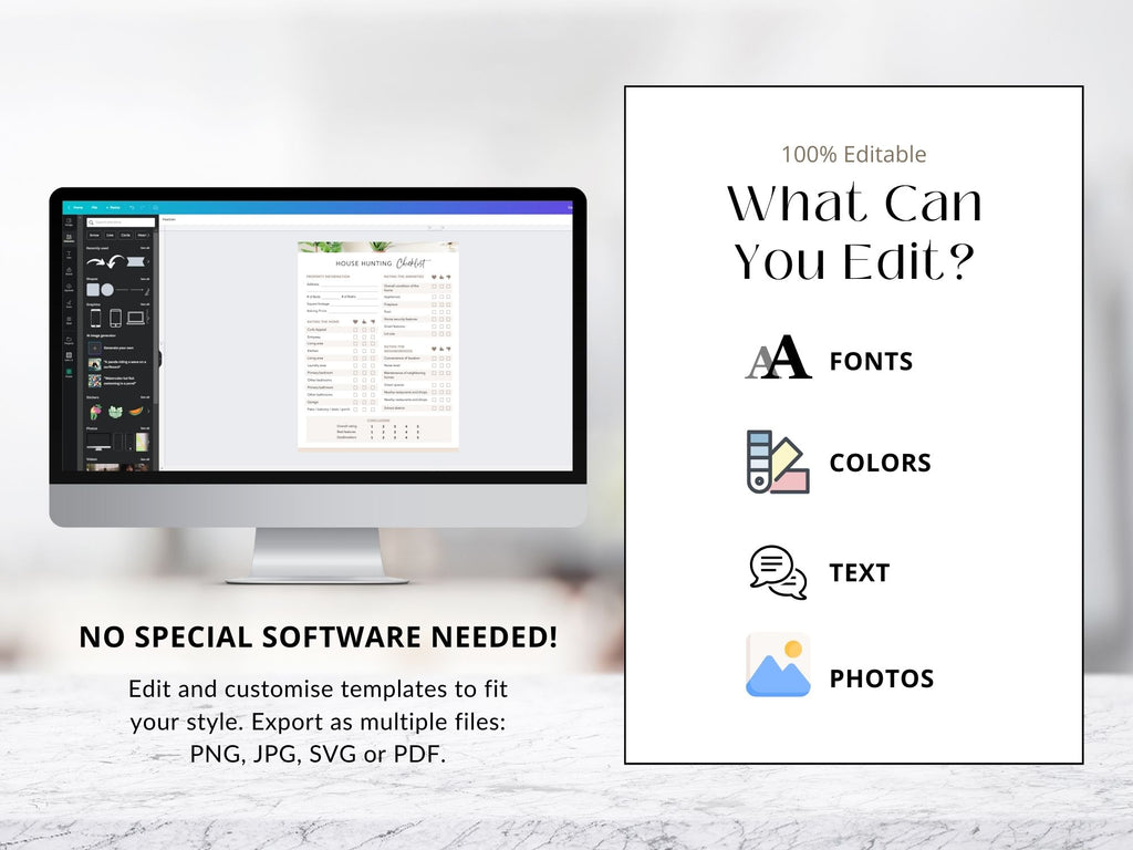 House Hunting Textable and Checklist Bundle - Empower your clients with essential tools for a smooth and organized home search. Elevate your real estate services with this comprehensive bundle.