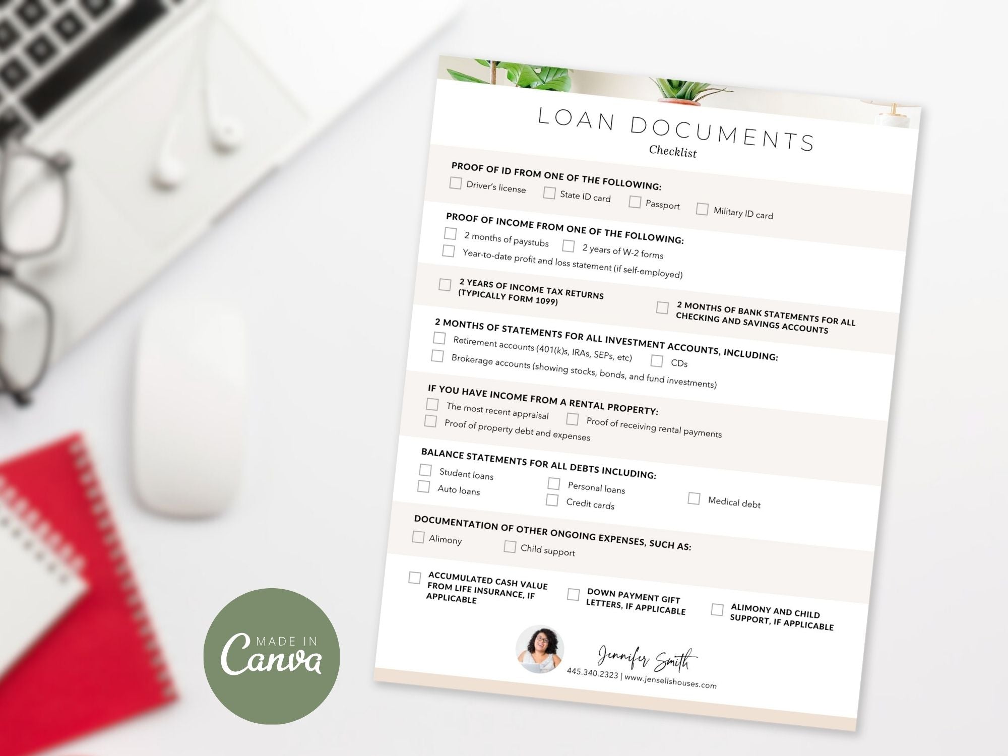 Loan Documents Checklist Textable and Flyer Bundle - Streamline the loan process with a comprehensive Loan Documents Checklist and a convenient Textable Loan Documents Checklist for a smooth loan application journey.