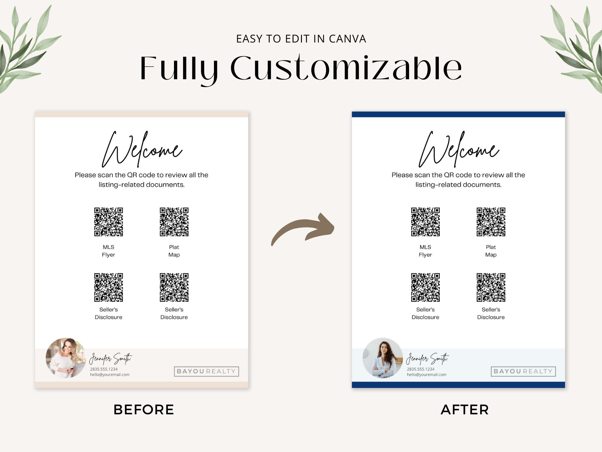 QR Code Listing Flyer - Elevate your property marketing with tech-savvy QR codes. Provide easy access to property details, enhancing the buyer's experience with innovative real estate marketing.