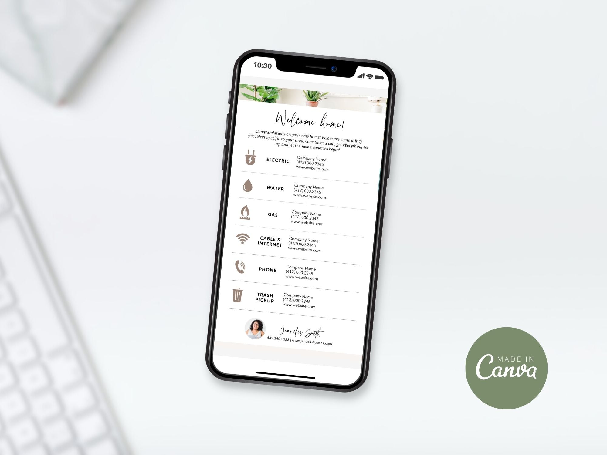 Utility Providers List Textable and Flyer Bundle - Simplify home transitions with an informative Utility Providers Flyer and a practical Textable Utility Providers guide for managing essential services seamlessly