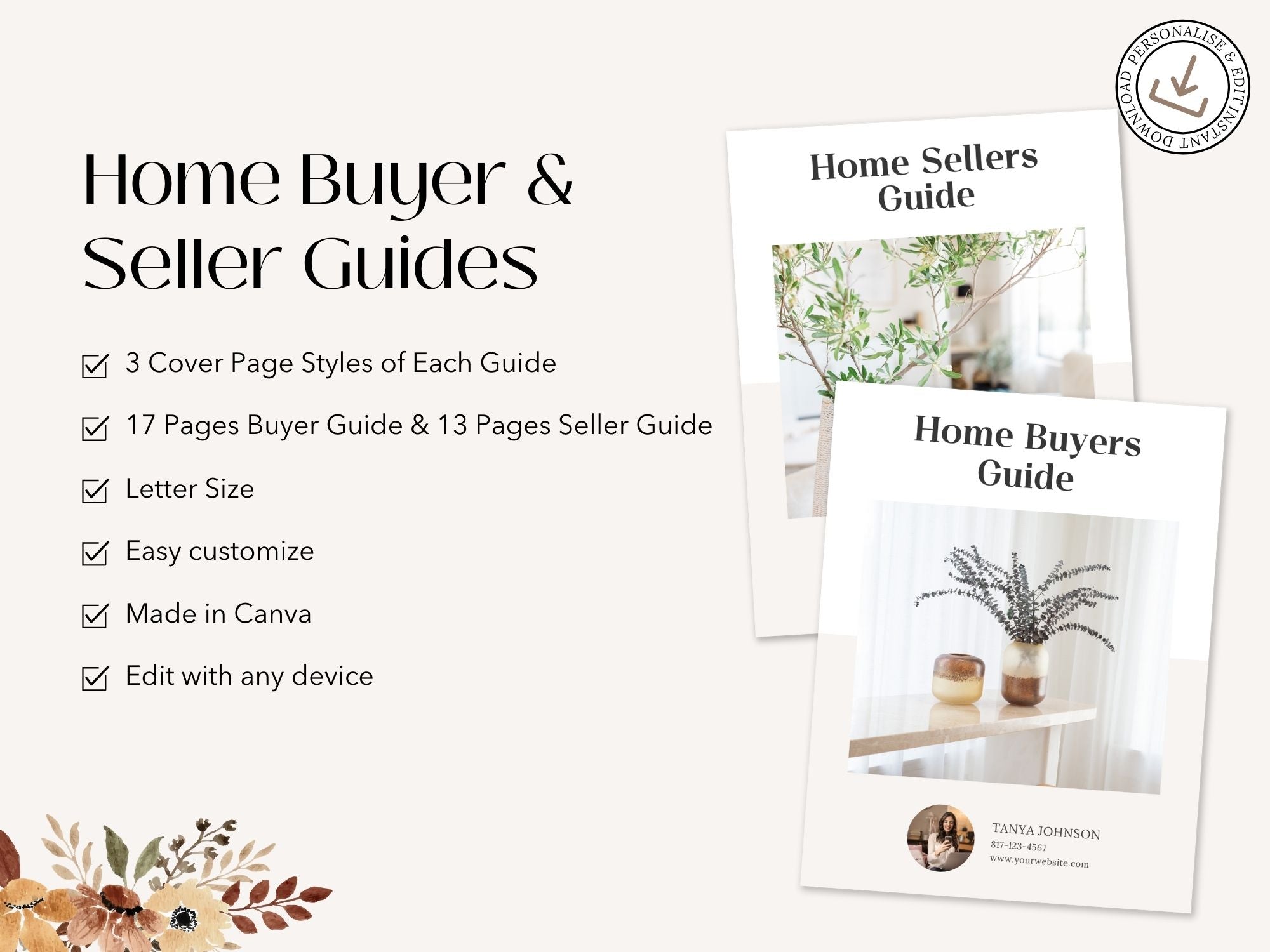 Home Buyer and Seller Guide Bundle Vol 03 - Elevate your real estate journey with this comprehensive package. Packed with valuable insights, checklists, and expert advice for successful home buying and selling experiences.