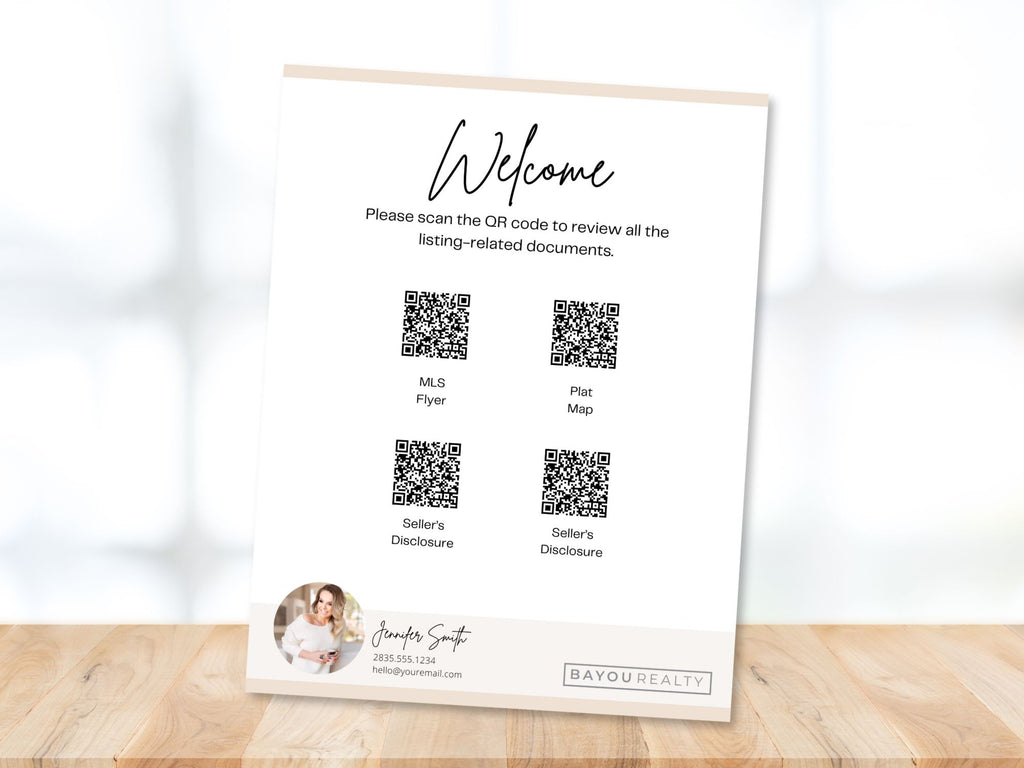 QR Code Listing Flyer - Elevate your property marketing with tech-savvy QR codes. Provide easy access to property details, enhancing the buyer's experience with innovative real estate marketing.