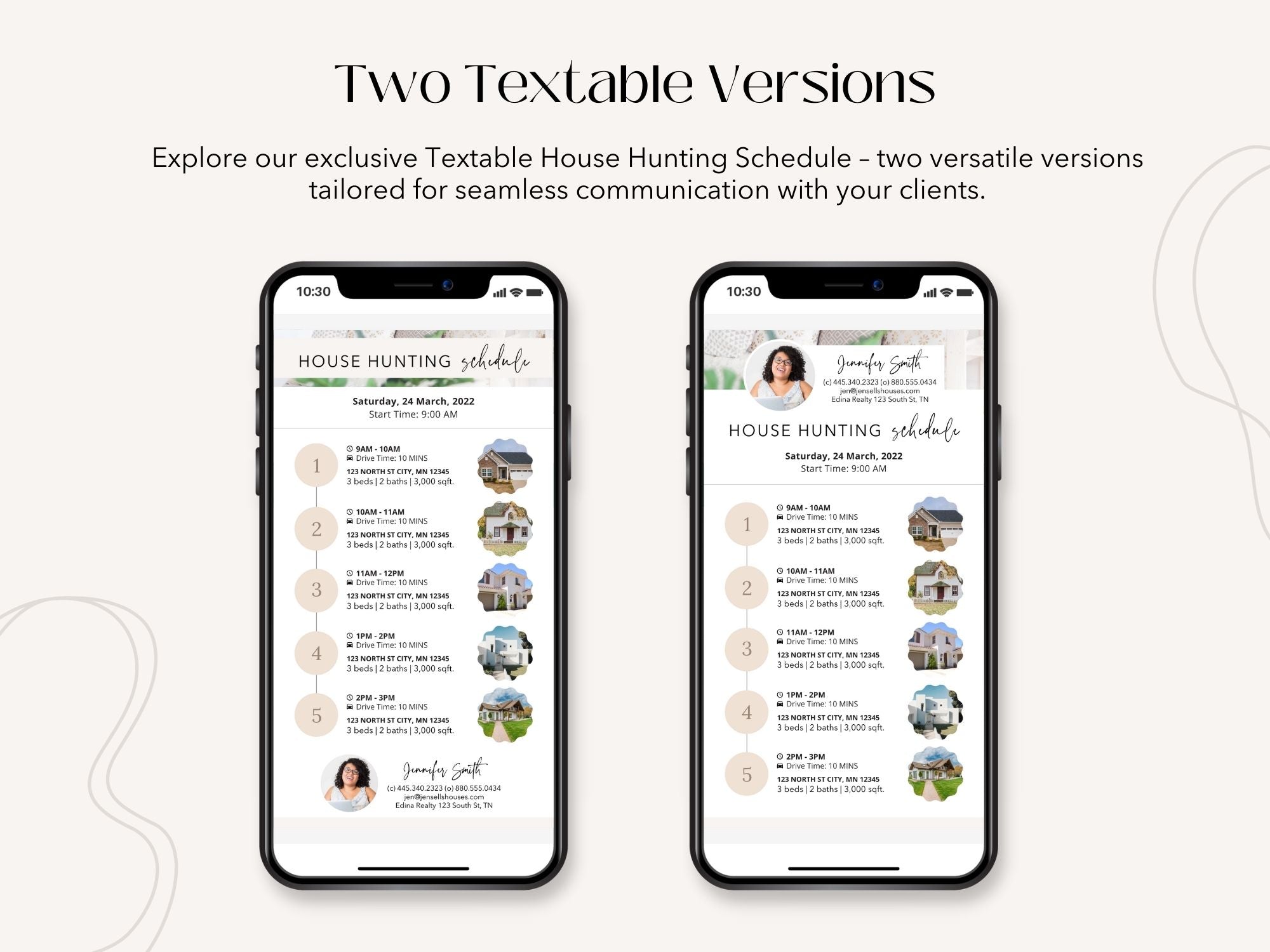 House Hunting Textable and Checklist Bundle - Empower your clients with essential tools for a smooth and organized home search. Elevate your real estate services with this comprehensive bundle.
