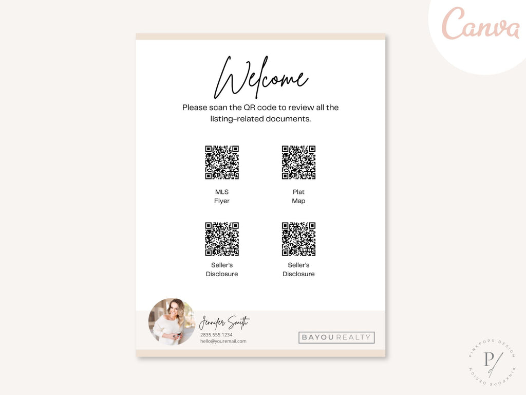 QR Code Listing Flyer - Elevate your property marketing with tech-savvy QR codes. Provide easy access to property details, enhancing the buyer's experience with innovative real estate marketing.