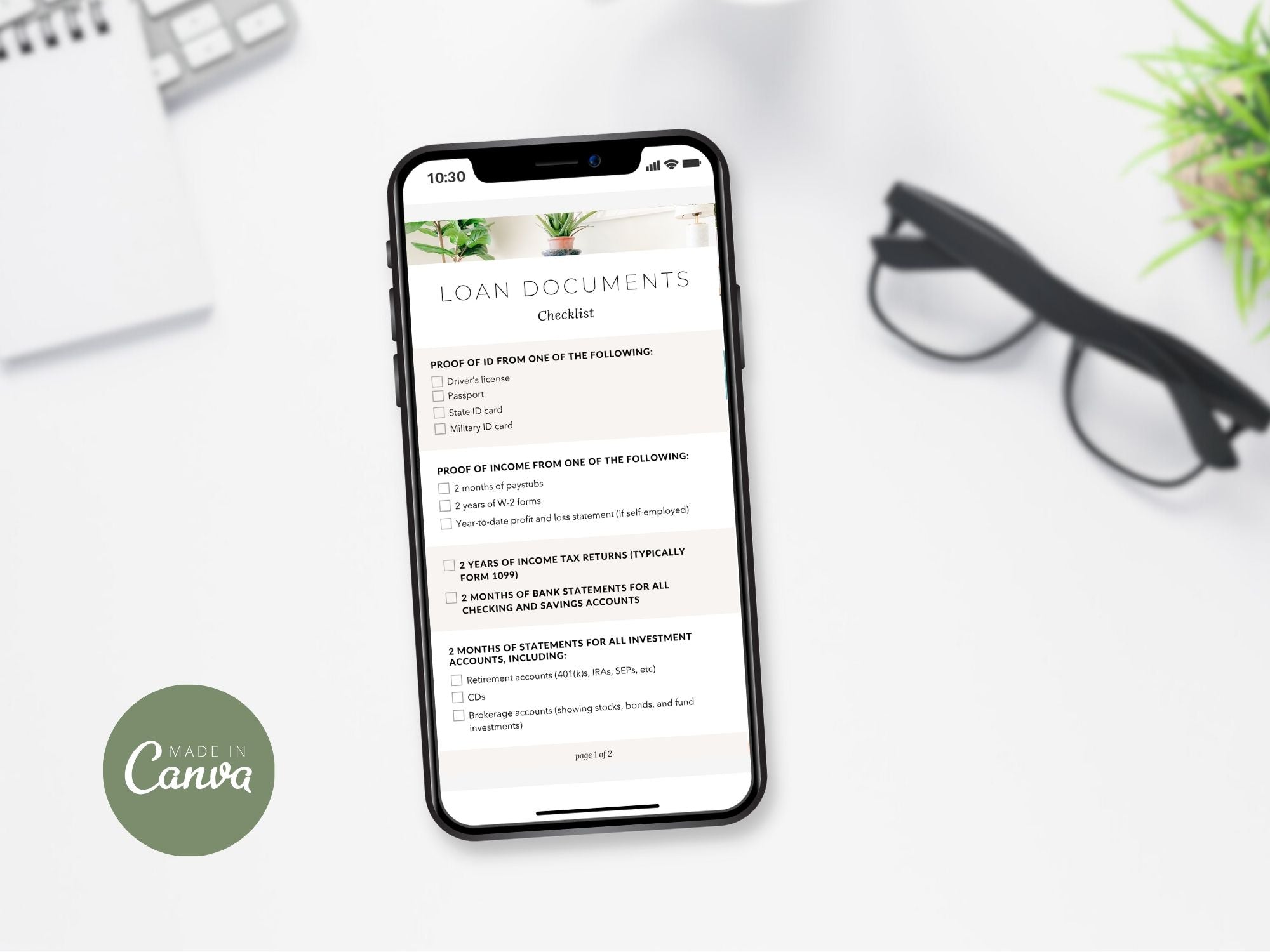 Loan Documents Checklist Textable and Flyer Bundle - Streamline the loan process with a comprehensive Loan Documents Checklist and a convenient Textable Loan Documents Checklist for a smooth loan application journey.