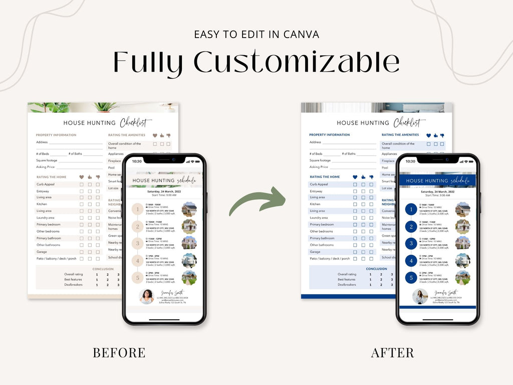 House Hunting Textable and Checklist Bundle - Empower your clients with essential tools for a smooth and organized home search. Elevate your real estate services with this comprehensive bundle.