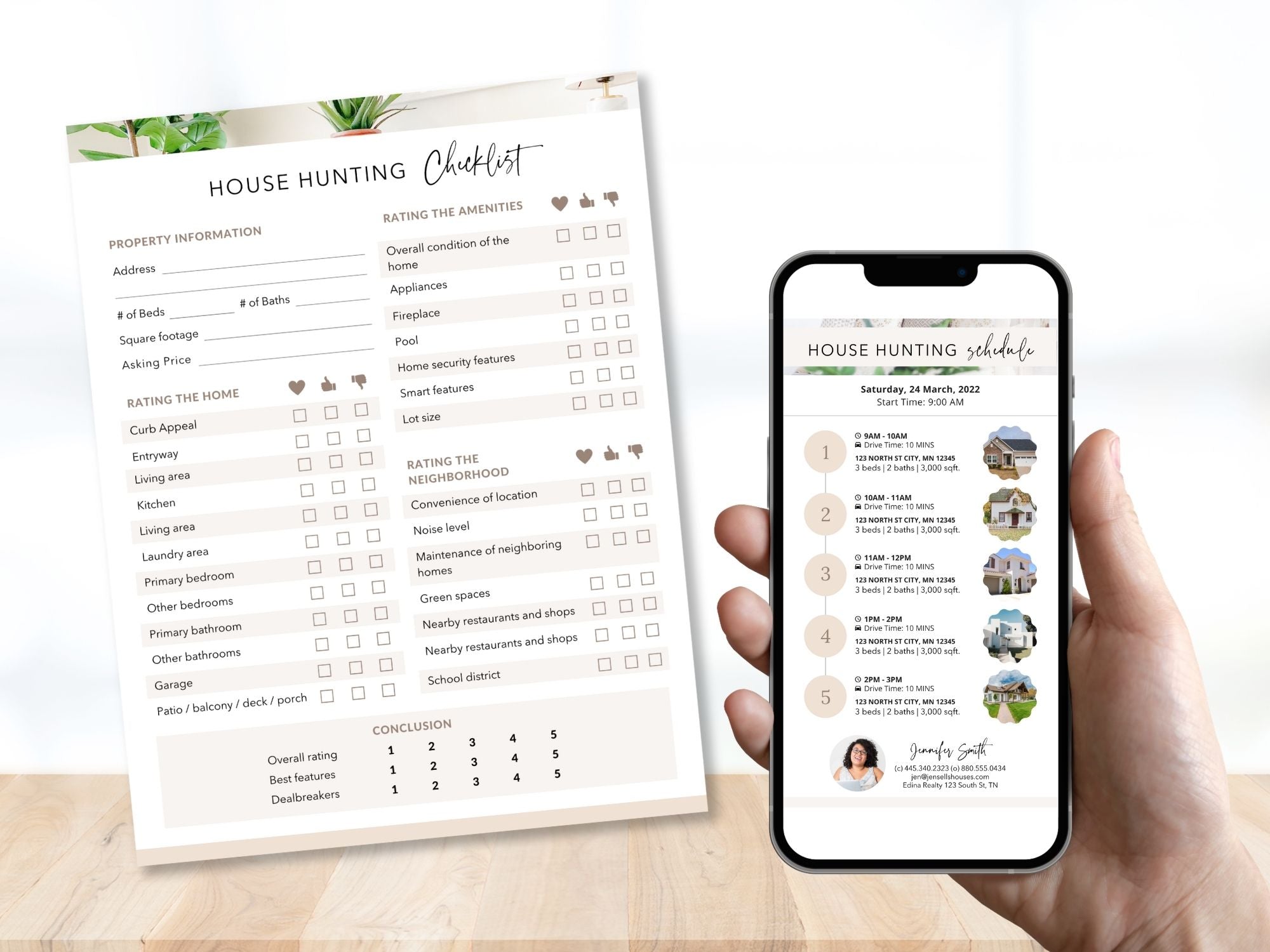 House Hunting Textable and Checklist Bundle - Empower your clients with essential tools for a smooth and organized home search. Elevate your real estate services with this comprehensive bundle.